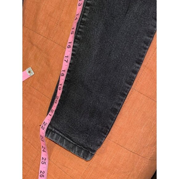 Wit & Wisdom Black Denim Stretch Mid-Rise Ankle Skinny Jeans Women's Size 4P - Picture 10 of 12